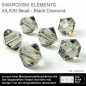 Mobile Preview: Swarovski® Perlen 5328, 4 mm, Black Diamond