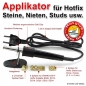 Preview: Set Hotfix-Applikator inkl. 12 Spitzen + 3000 Strasssteine + Edelstahlpinzette