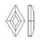 Mobile Preview: Swarovski® Kristalle 2773 Diamond Shape KEIN Hotfix, 9,9 x 5,9 mm (Strass-Steine)