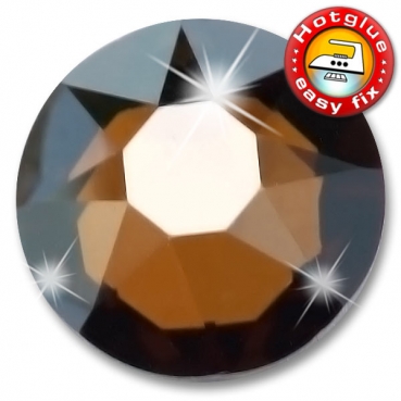 Swarovski® Kristalle 2078 XIRIUS Hotfix, SS12 Crystal Bronze Shade (Strass Steine zum Aufbügeln)