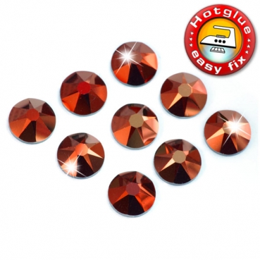 Swarovski® Kristalle 2078 XIRIUS Hotfix, SS16 Crystal Rose Gold