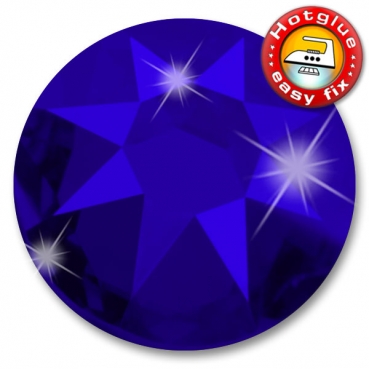 Swarovski® Kristalle 2078 XIRIUS Hotfix, SS20 Majestic Blue (Strass-Steine zum Aufbügeln)