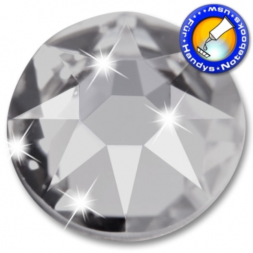 Swarovski® Kristalle 2088 XIRIUS, SS30 Black Diamond (Strass-Steine zum Aufkleben)