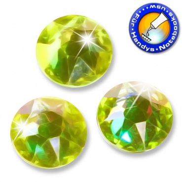 Swarovski® Kristalle 2088 XIRIUS, SS12 Crystal Luminous Green (Strass-Steine zum Aufkleben)
