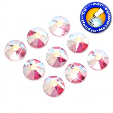Swarovski® Kristalle 2088 XIRIUS, SS12 Rose AB (Strass-Steine zum Aufkleben)