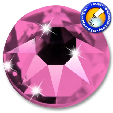 Swarovski® Kristalle 2088 XIRIUS, SS12 Rose (Strass-Steine zum Aufkleben)