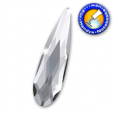 Swarovski® Kristalle 2304 Regentropfen KEIN Hotfix, 6x1,7 mm Crystal (Strass Steine)