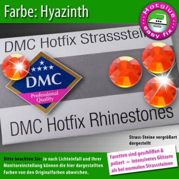 DMC Hotfix Strass-Steine SS10 Farbe Orange (Hyazinth)