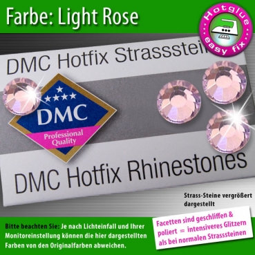 DMC Hotfix Strass-Steine SS10 Farbe Light Rose