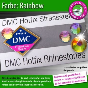 DMC Hotfix Strass-Steine SS16 Farbe Rainbow