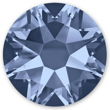Swarovski® Kristalle 3288 XIRIUS Sew On, 8 mm Denim Blue (Strass Steine Jeansblau)