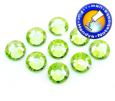 Swarovski® Kristalle 2088 XIRIUS, SS20 Crystal Luminous Green (Strass-Steine zum Aufkleben)