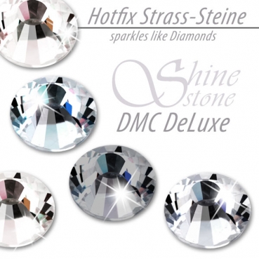 ShineStone DeLuxe Hotfix Strass-Steine SS10 Black Diamond zum Aufbügeln