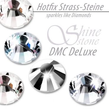 ShineStone DeLuxe Hotfix Strass-Steine SS20 Silber zum Aufbügeln