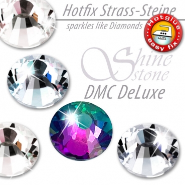 DMC ShineStone DeLuxe Hotfix Strass-Steine, SS30 Farbe Green Volcano
