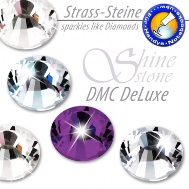 ShineStone DeLuxe Strass-Steine SS34 Purpur zum Aufkleben