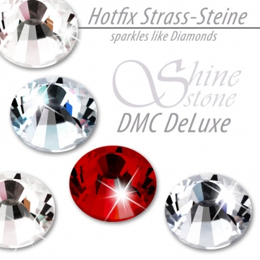 DMC ShineStone DeLuxe Hotfix Strass-Steine, SS34 Farbe Blutrot