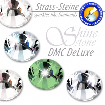 ShineStone DeLuxe - DMC Strass-Steine SS10 Farbe Hellgrün (Peridot) - KEIN Hotfix