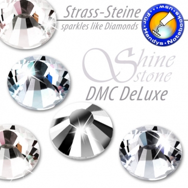 ShineStone DeLuxe - DMC Strass-Steine SS10 Farbe Silber metallic (Silvermine) - KEIN Hotfix