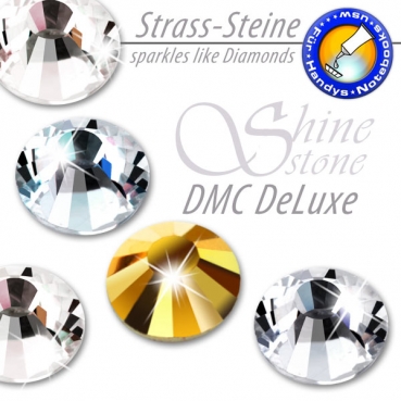 ShineStone DeLuxe - DMC Strass-Steine SS16 Farbe Gold metallic (Goldmine) - KEIN Hotfix