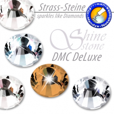 ShineStone DeLuxe - DMC Strass-Steine SS16 Farbe Goldbraun (Topaz) - KEIN Hotfix