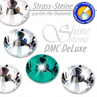 ShineStone DeLuxe - DMC Strass-Steine SS20 Farbe Türkis (Blue Zircon) - KEIN Hotfix