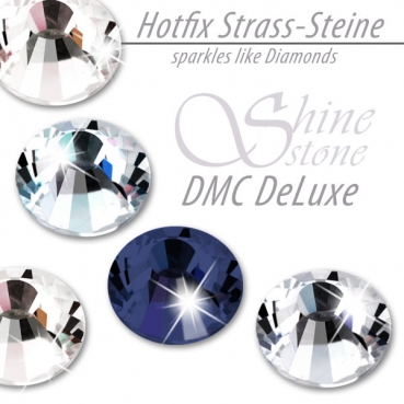 DMC ShineStone DeLuxe Hotfix Strass-Steine, SS30 Farbe Nachtblau (Montana)