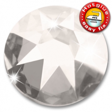 Swarovski® Kristalle 2078 XIRIUS Hotfix, SS16 Crystal Silver Shade