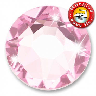 Swarovski® Kristalle 2078 XIRIUS, Hotfix, SS34 Light Rose (Strass-Steine zum Aufbügeln)