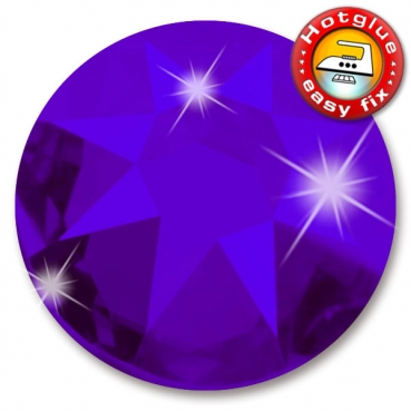 Swarovski® Kristalle 2078 XIRIUS, Hotfix, SS34 Purple Velvet (Strass-Steine zum Aufbügeln)