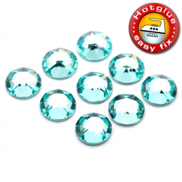 Swarovski® Kristalle 2078 XIRIUS Hotfix, SS12 Light Turquoise (Strass-Steine)