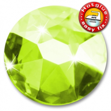 SWAROVSKI 2078 XIRIUS Hotfix SS16 Crystal Luminous Green Strasssteine zum Aufbügeln