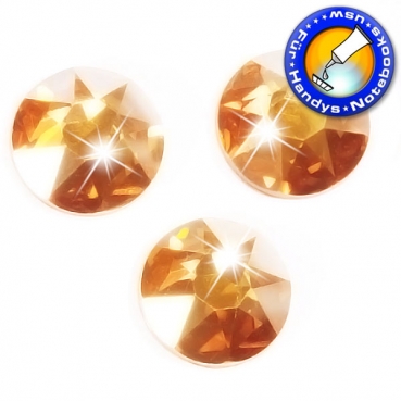 Swarovski® Kristalle 2088 XIRIUS, SS12 Crystal Metallic Sunshine (Strass-Steine zum Aufkleben)
