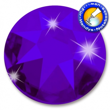 Swarovski® Kristalle 2088 XIRIUS, SS34 Purple Velvet (Strass-Steine zum Aufkleben)