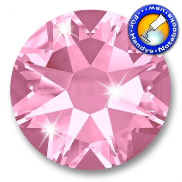 Swarovski® Kristalle 2088 XIRIUS, SS12 Light Rose (Strass-Steine zum Aufkleben)