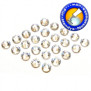 Swarovski® Kristalle 2088 XIRIUS, SS30 Crystal Moonlight (Strass-Steine zum Aufkleben)
