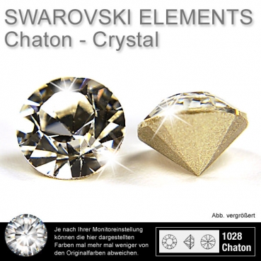 Swarovski® Kristalle 1028 XIRIUS Chatons, PP2 Crystal (Strass-Steine zum Einkleben)