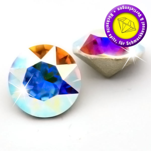 Swarovski® Kristalle 1088 XIRIUS Chatons, SS19 Crystal AB (Strass-Steine zum Einkleben)