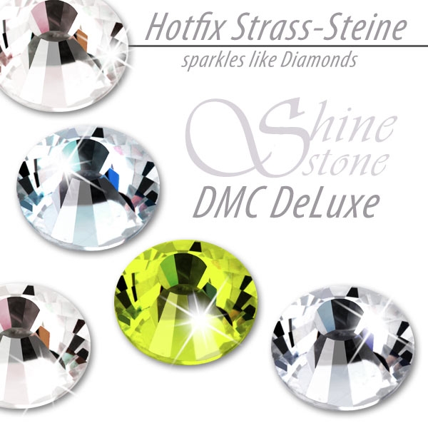 ShineStone DeLuxe Hotfix Strass-Steine SS20 Citrine zum Aufbügeln