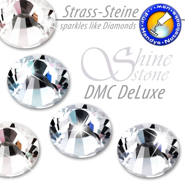 ShineStone DeLuxe Hotfix Strass-Steine SS34 Crystal zum Aufbügeln
