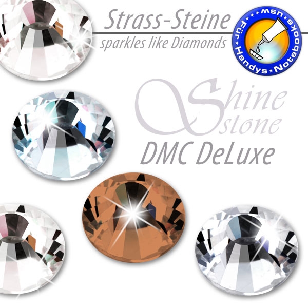 ShineStone DeLuxe DMC Strass-Steine SS10 Braun