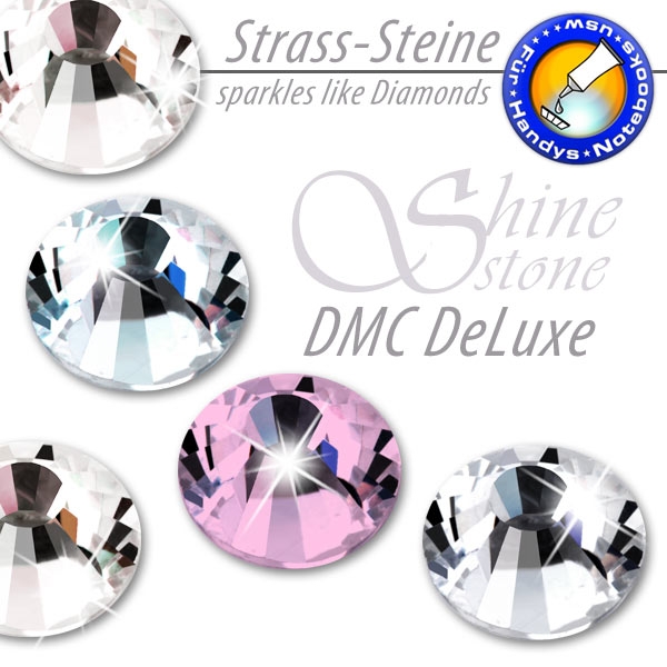 ShineStone DeLuxe DMC Strass-Steine SS10 Rosa