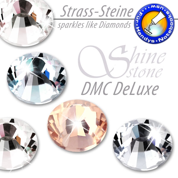 ShineStone DeLuxe DMC Strass-Steine SS16 Pfirsich