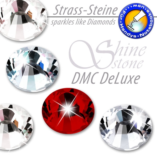 ShineStone DeLuxe DMC Strass-Steine SS5 Rot