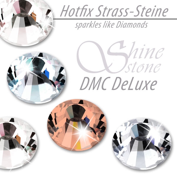 ShineStone DeLuxe Hotfix Strass-Steine SS30 Peach zum Aufbügeln