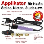 Set Hotfix-Applikator inkl. 12 Spitzen + 3000 Strasssteine + Edelstahlpinzette