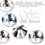 ShineStone DeLuxe Hotfix Strass-Steine SS16 Silber zum Aufbügeln