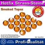 ShineStone 2cut Hotfix Strass-Steine SS6 Braun (Smoked Topaz) - Profi-Qualität