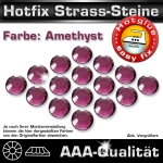 Hotfix Strass-Steine, SS16, Amethyst, in AAA-Qualität