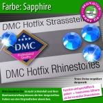 DMC Hotfix Strass-Steine SS6 Farbe Safir Blau
